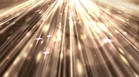 Golden Heaven Lights Stock Footage 44142252