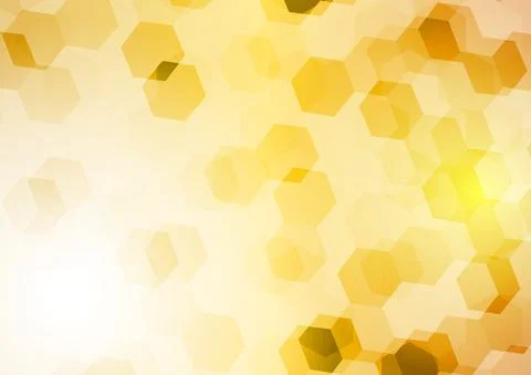 Golden hexagon . Abstract background. Vector illustrator イラスト素材
