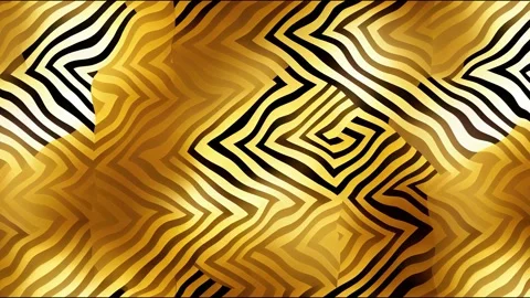 Golden hexagonal line animation background. Stock Footage 220120475