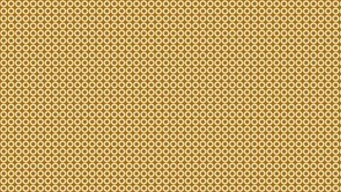 Golden hexagonal pattern with circular dots on seamless background Stock Illustration