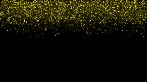 Golden hive.Abstract background 3d render. Chaotic particles with random size Video stock 98979480