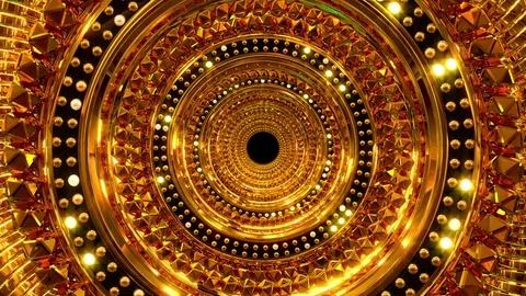 Golden Hole background Stockbeeldmateriaal 102450795