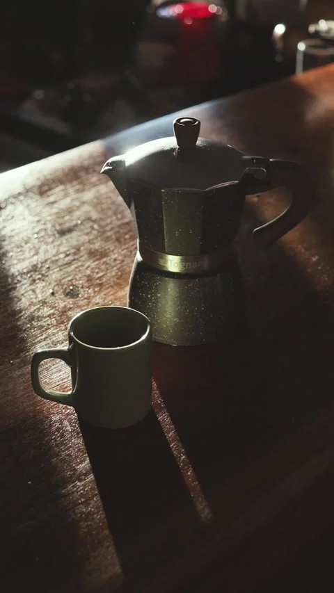 Golden hour coffee Stock Footage 276745053