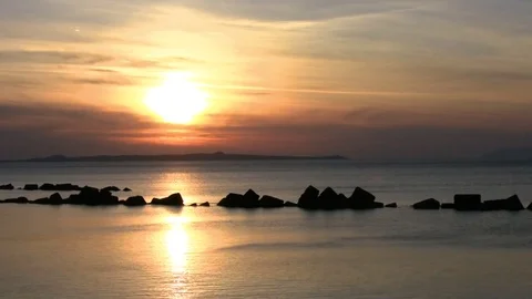 Golden hour Stock Footage 79800762