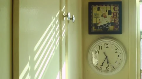 Golden Hour in the Kitchen Video stock 50182789