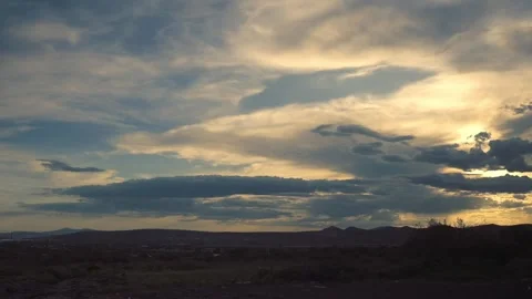 A Golden Hour Light Sky Stock Footage 315080972