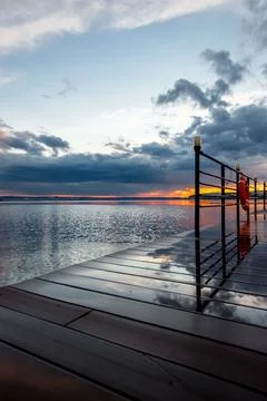 Golden Hour Reflections Stock Photos