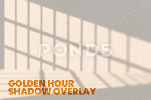 Golden Hour Shadow Overlay Pack PSD Template