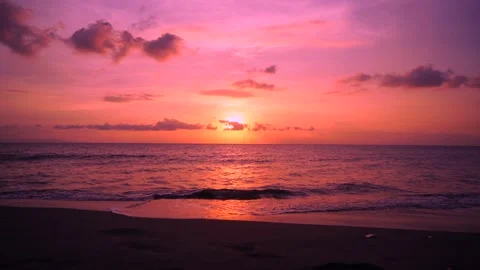 Golden hour sunset Stock Footage 163649196