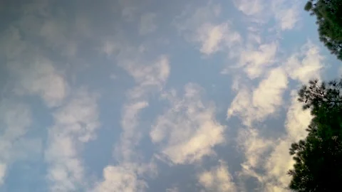 Golden hour time lapse blue sky Stock Footage 221977456