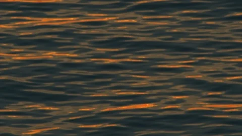 Golden hour- water- sun reflection Stock Footage