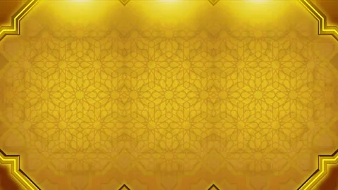 Golden Islamic Background Stock Footage 289136345
