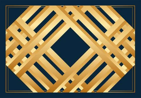 Golden Islamic pattern or frame design Stock Illustration