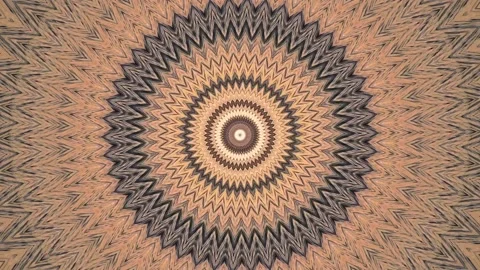 Golden kaleidoscope pattern Stock Footage 158469190