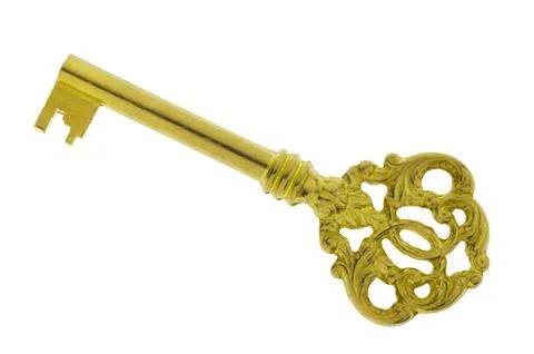 Golden key Stock Photos