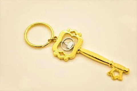Golden key Stock Photos