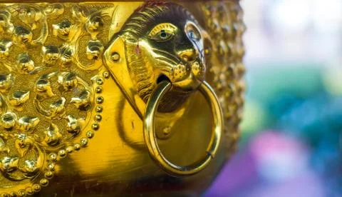 Golden knocker Stock Photos