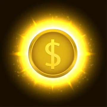 Golden label icon Stock Illustration