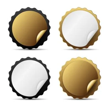 Golden Label Template can be used as best choice, 100 satisfaction, best sell Stock Illustration