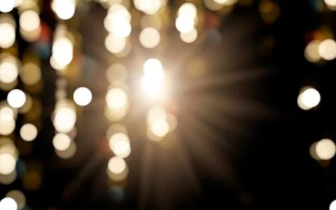 Golden lamp elements Illustrazione stock