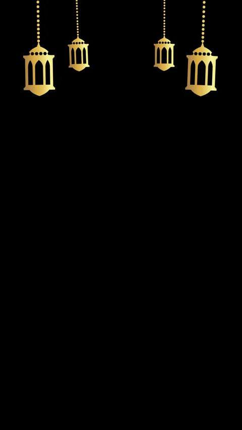 GOLDEN LANTERNS VERTICAL Stock Footage 267960471