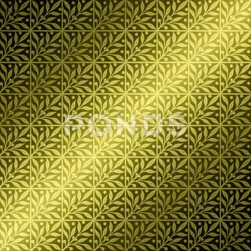 GOLDEN LEAF BACKGROUND Stock Illustration