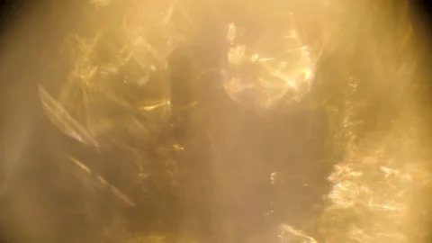 Golden light abstract effects for overlay purpose Stock Footage 106350830