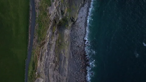 Golden Light Bathes Cliffs of Moher in Ireland&amp;#039;s Coastal Beauty Stock Footage 331811221