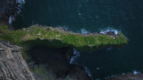 Golden Light Bathes Cliffs of Moher in Ireland&amp;#039;s Coastal Beauty Stock Footage 331811653