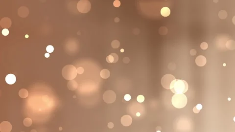 Golden light bubbles glowing soft blurry round shapes abstract pattern brig.. Stock Footage 342686261