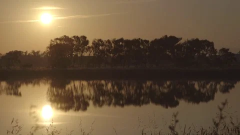 Golden light of the clear waters Stock Footage 71199023