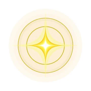 Golden light flare creating abstract glow effect Stock Illustration