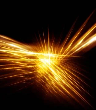 Golden light Stock Illustration