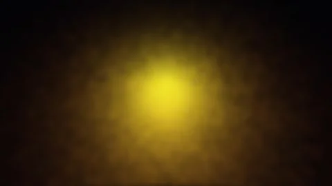 Golden light orb growing with dust particles in dark background cinematic m.. Video stock 341691511