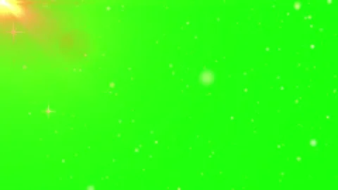 Golden light particles on green screen 库存影片 340748172
