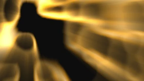 Golden light rays abstract motion background with subtle textures and ether.. Stock Footage 340951513