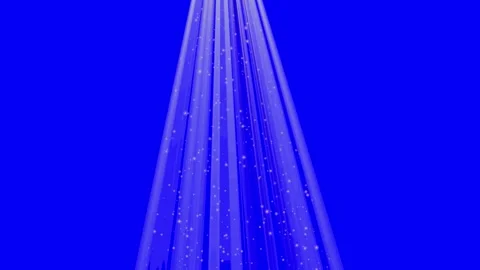 Golden light rays green/blue screen Stock Footage 306996421