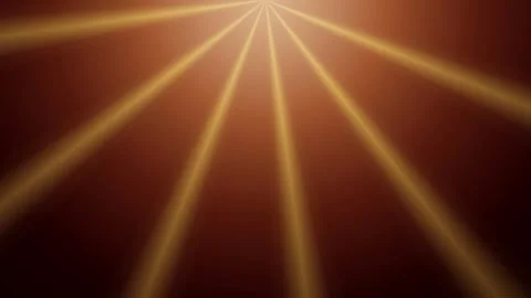 Golden light rays radiating downwards seamless loop motion background Stock Footage 345394012