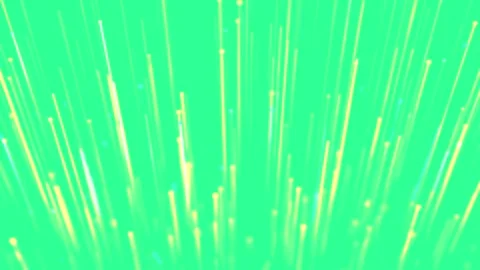 Golden Light Rays Rising on Green Screen | Smooth Vertical Motion Effect Stock Footage 320355015
