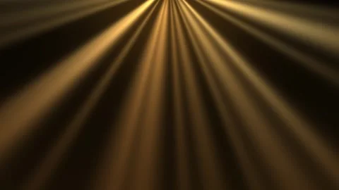 Golden light rays shining downward from top seamless loop animation Stockbeeldmateriaal 347449190