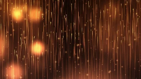 Golden light streams falling down abstract background with sparkles Stock Footage 327510259