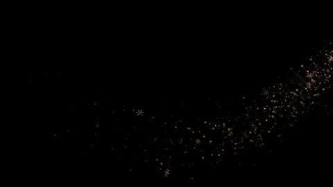 Golden light trail spiral sparkle stars glitters sparkling stardust spiral Stock Footage 333893006