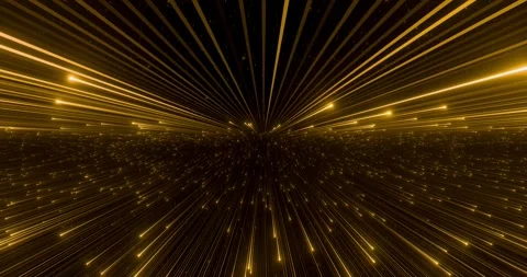 Golden light trails motion background loop animated Stock Footage 318160434