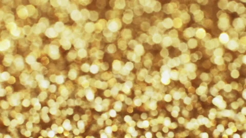 Golden lights festive background defocused shine Stock Footage 232720800