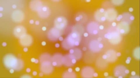 Golden Lights Loop Background Stock Footage 60946479