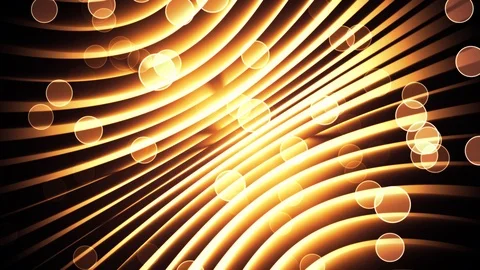 Golden Lights In the Round 스톡 동영상 97402548