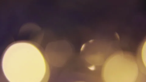 Golden lights shining in the darkness Видео 309572017