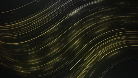 Golden Line Particles Background Video stock 247521986