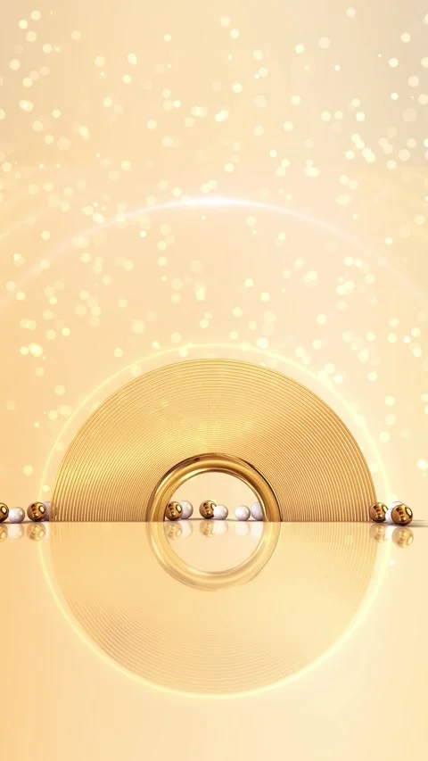 Golden lined trendy modern Elegant abstract texture shiny particles. Luxury mini Stock Footage 342787974