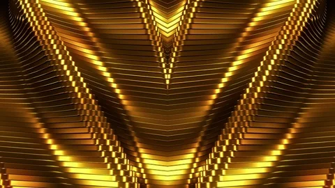 Golden Lines background Video stock 102396448